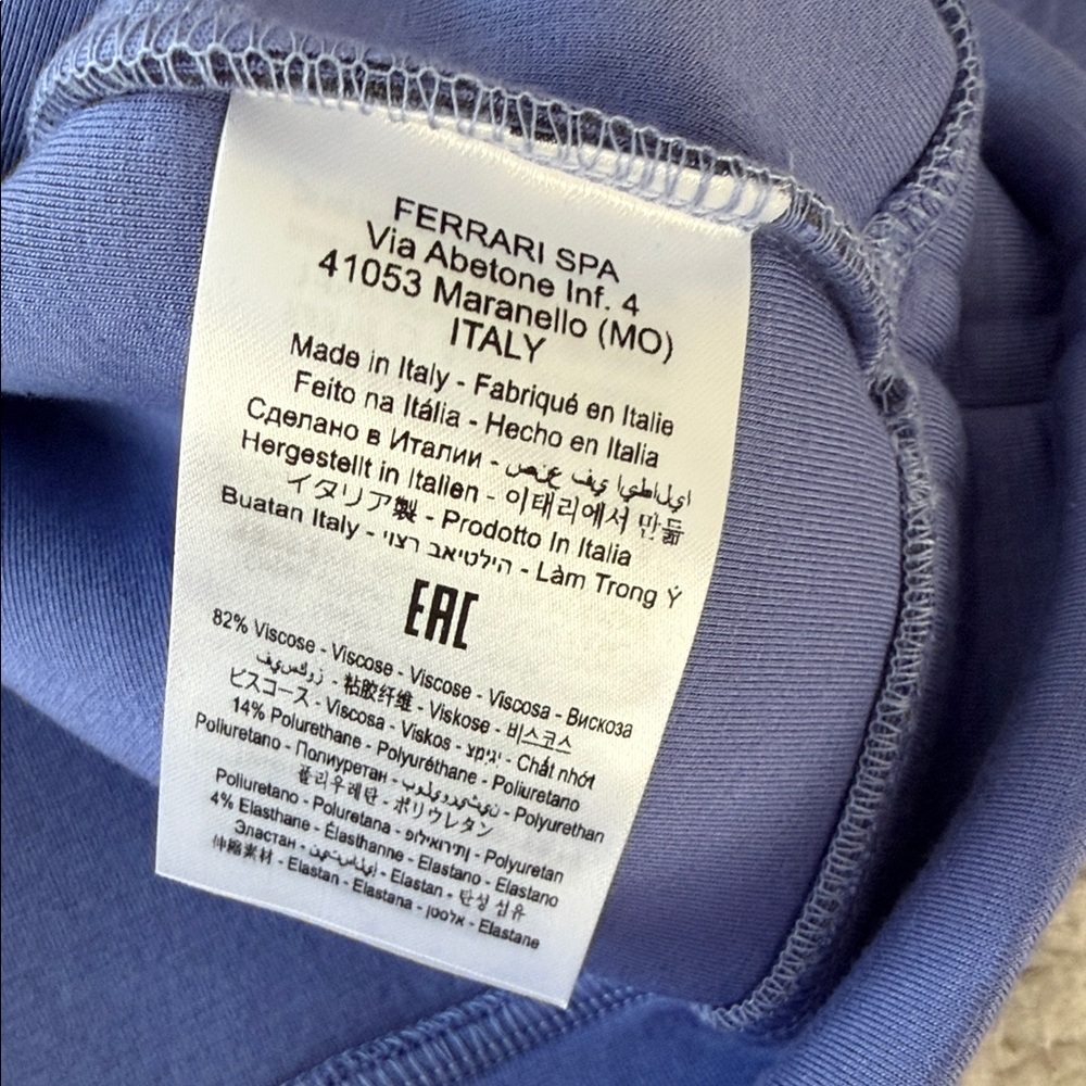 Ferrari Women's Blue Scuba Sweatshirt - Picture 4 of 7